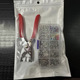 Boxed half color 100 pair of iron pliers