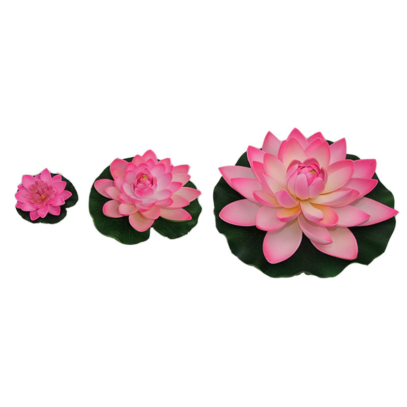 Simulation EVA Lotus Lotus Lotus Leaf family simulation lotus decoration fish tank decoration eternal flower factory wholesale
