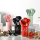 Amazon kitchen utensils tube all-inclusive silicone kitchen utensils ten-piece set non-stick silicone spatula kitchen tools 10-piece set