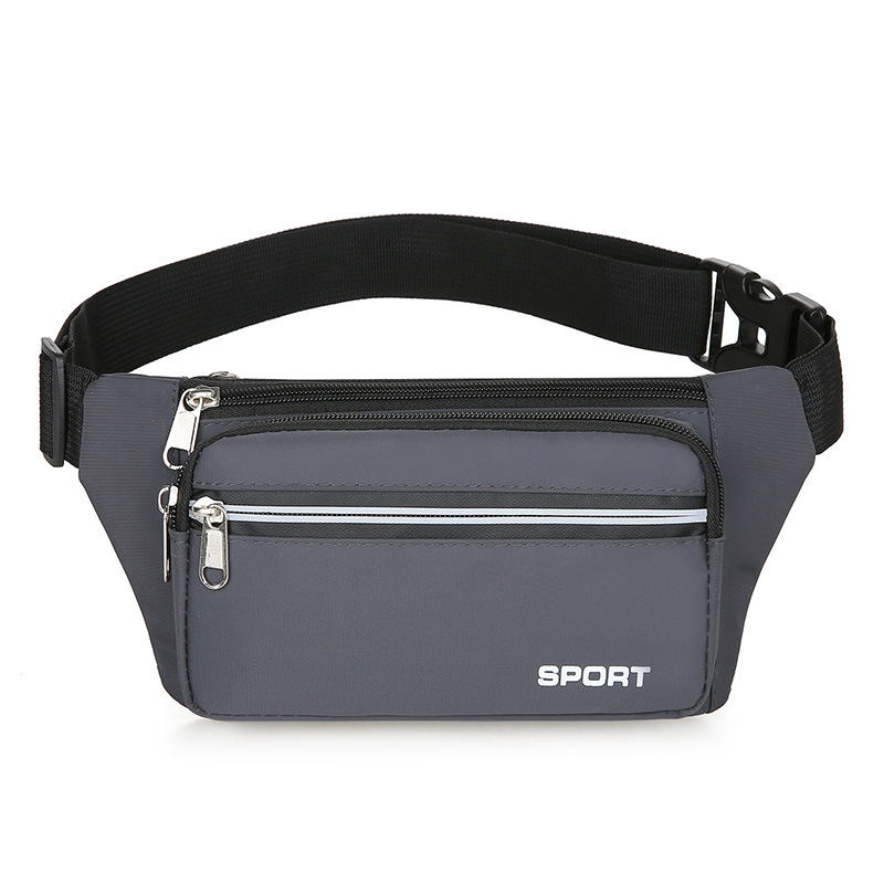New men's and women's waist bag multi-functional mobile phone bag waterproof wear-resistant cash register bag multi-pocket waist bag wholesale