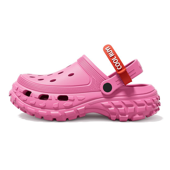 Exterior Thickened Slippers Feeling Super Fire Couple Summer Cute Breathable Non-slip Increased EVA Platform Slippers
