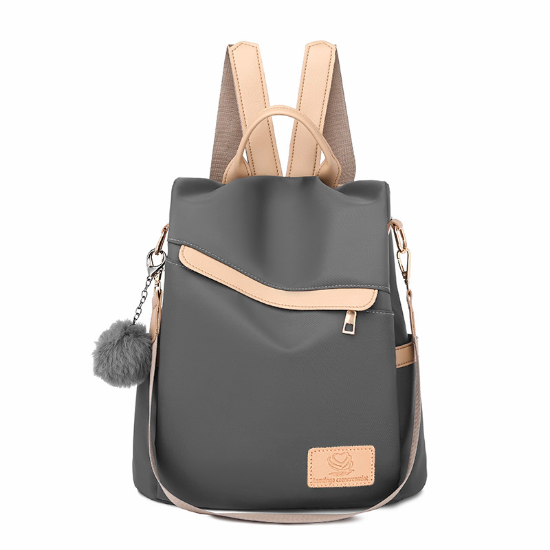 Bag Women's 2023 Summer New Korean Style Women's Backpack Fashionable Simple Anti-theft Travel Backpack Trendy Hair