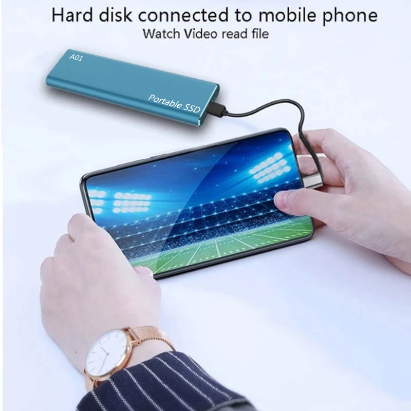 Cross-Border dedicated mini portable external mobile SSD expansion upgrade 1T-128TBtype-c interface
