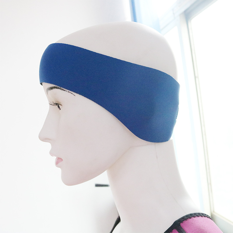Manufacturers supply children's adult earmuffs swimming headband diving material bath water-proof water-proof fitness headband
