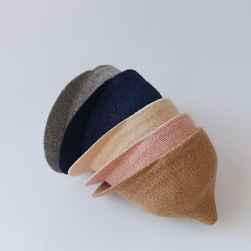 Cappello per bambini One Pan, stile coreano, traspirante, con ciuccio, parasole, protezione solare, cappello fresco per bambini_voghion.com