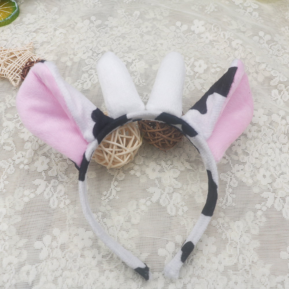 halloween-plush-cow-horn-headband-childrens-animal-cartoon-hairband-cute-cow-girls-headband-festive-animal-costumes-accessories