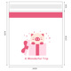 Car garbage bag (printed 10) * 1 pack of pink pig