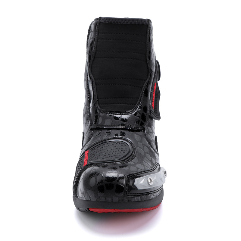 Waterproof Machine Car Shoes Luminous Motorcycle Riding Shoes Male Rider Locomotive Boots Racing Boots Four Seasons