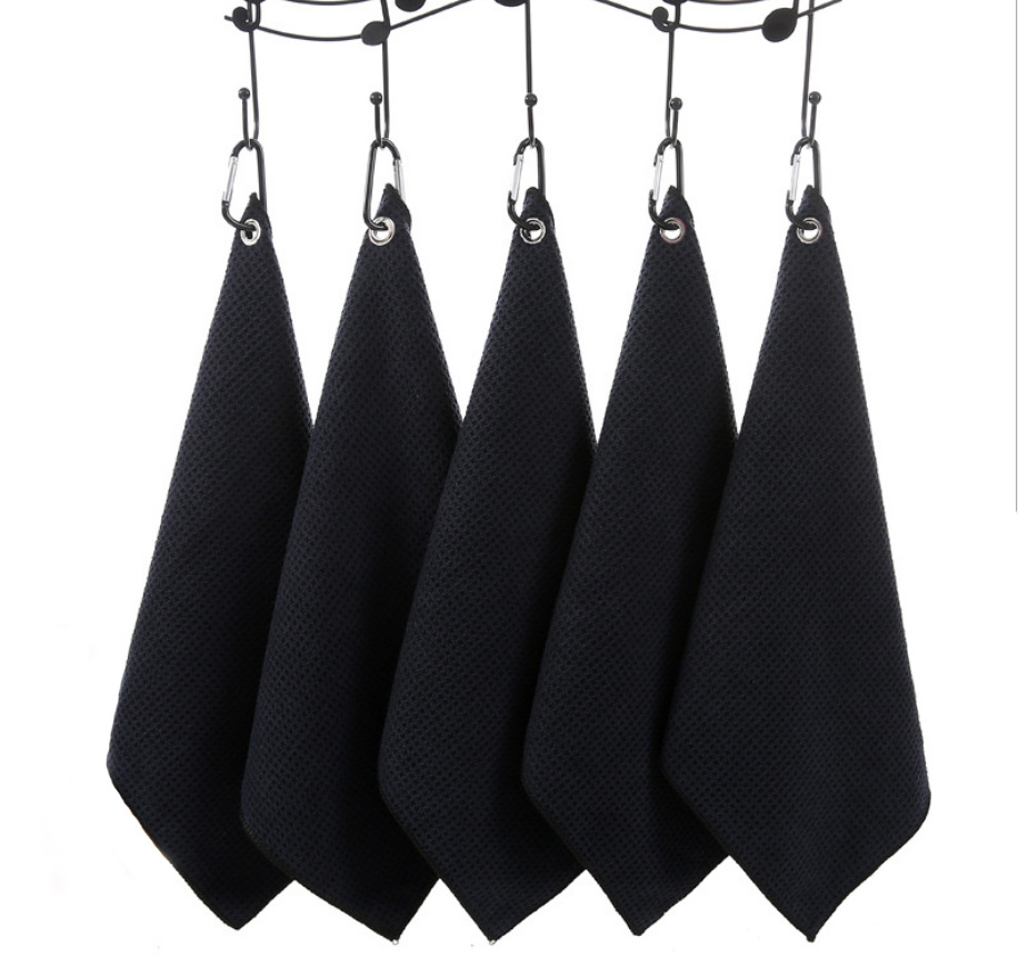 Microfiber towel waffle running sports towel golf towel coffee machine cloth Golf Towel