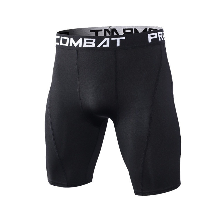 Men's Colorful Five-point Pants Running Training Basketball Yoga Shorts High Elastic Sweat-wicking Compression Tight Sports Pants