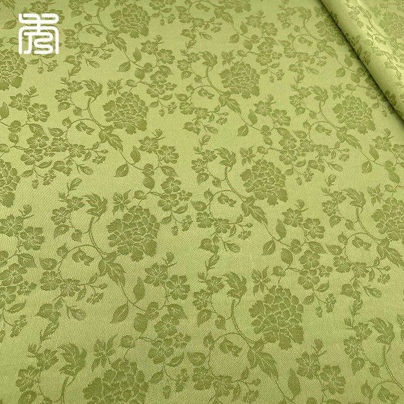 New Stretch Jacquard Fabric Draping Silky New Chinese Cheongsam Fabric Hanfu Ancient Clothing High-end Fabric Wholesale
