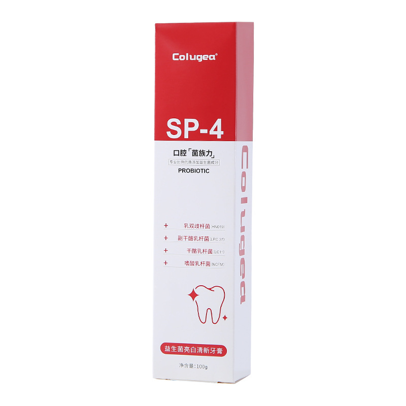 Probiotics sp-4 Bright White Toothpaste to Tooth Stains Fresh Breath Oral Care Amino Acid Toothpaste Factory Wholesale