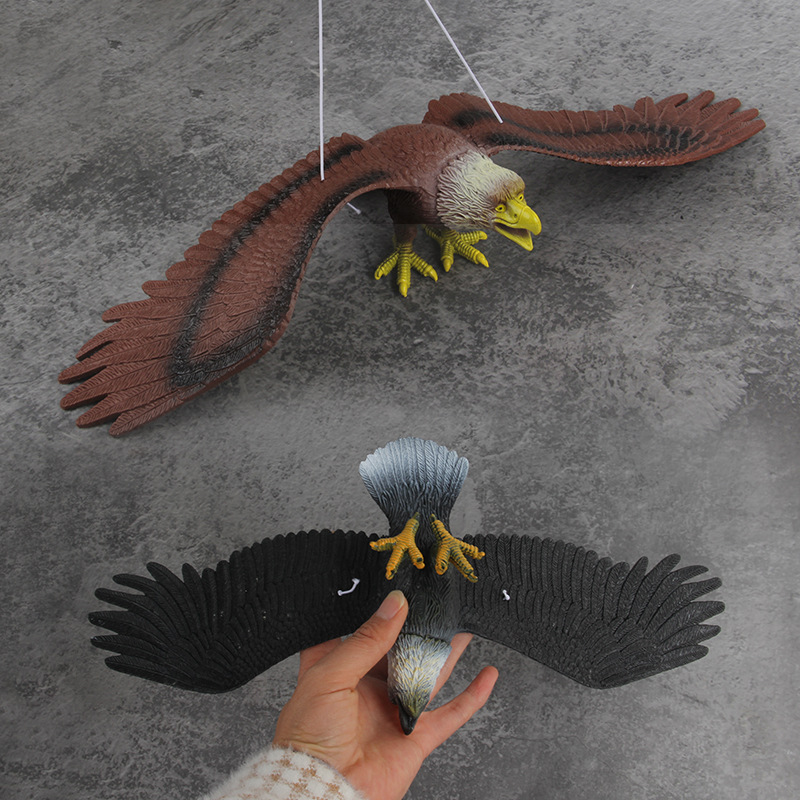 Large simulation Eagle toy model pinch call plastic animal bird toy Golden carving Dapeng decoration birds