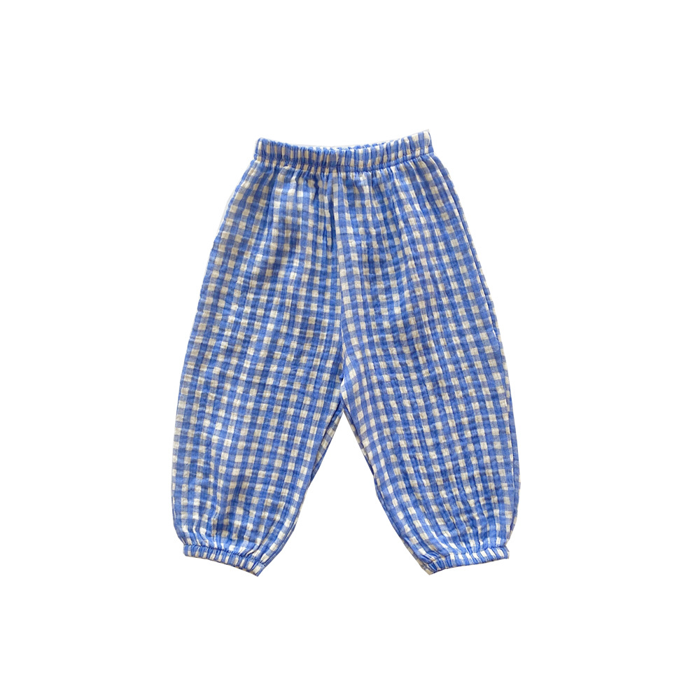 Korean-style Baby Anti-mosquito Pants 2024 Spring and Summer Thin Cotton Bloomers for Boys and Girls Loose Harlan Pants All-match Trousers