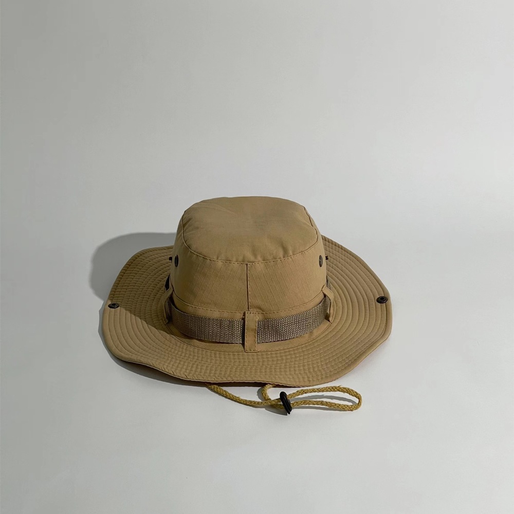 Summer Outdoor Fisherman Hat Camping Sun Hat Fishing Mountaineering Hat Jungle Sunscreen Penny Hat Cross-border Hat Wholesale
