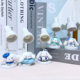 Blind box cute mini cartoon creative small desk lamp eye protection LED desktop reading lamp stereo doll atmosphere lamp