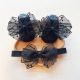 Lace polka-dot bow