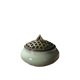 Ceramic household sandalwood burner three-legged tower incense coil incense line incense holder kiln change white porcelain incense burner multi-style spot wholesale