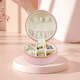 Crystal powder-Lisi velvet-round; storage box