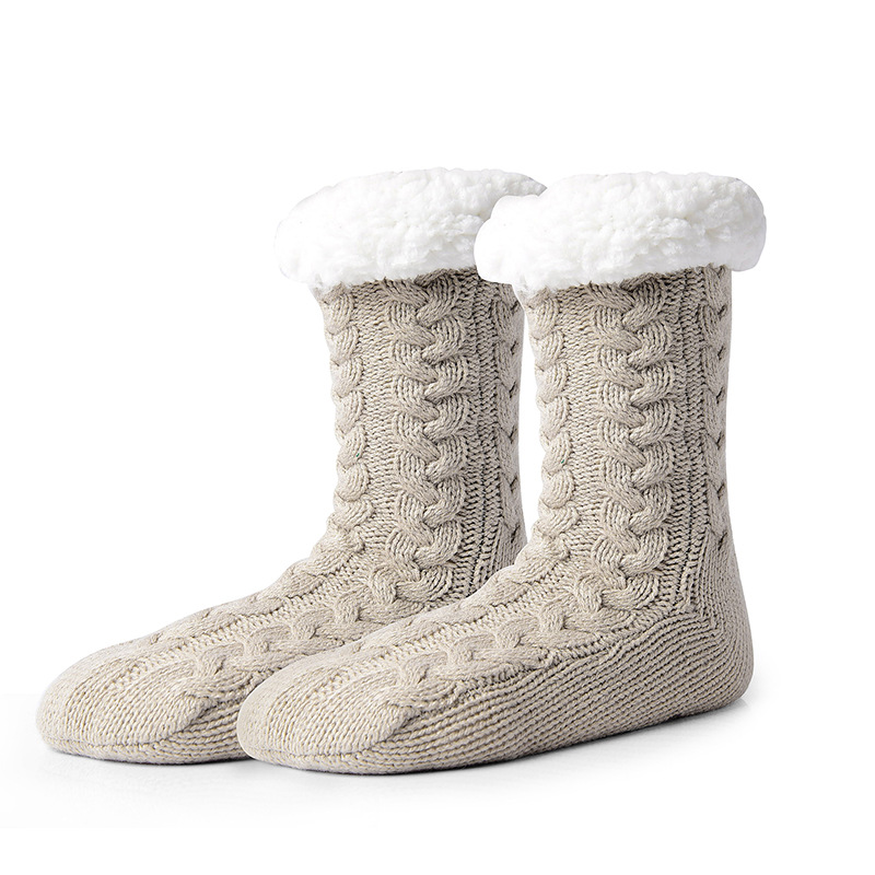 地板襪冬季加絨加厚保暖月子Slipper Socks 拖鞋襪 大人居家襪子