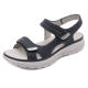 Summer 2025 New Genuine Leather Sandals Women's Sports Wind Wedge Lightweight Velcro plus size Slippers Women's One Piece Hair