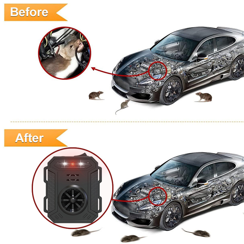 New factory in stock car mouse repeller parking start protection engine electronic ultrasonic mouse repeller