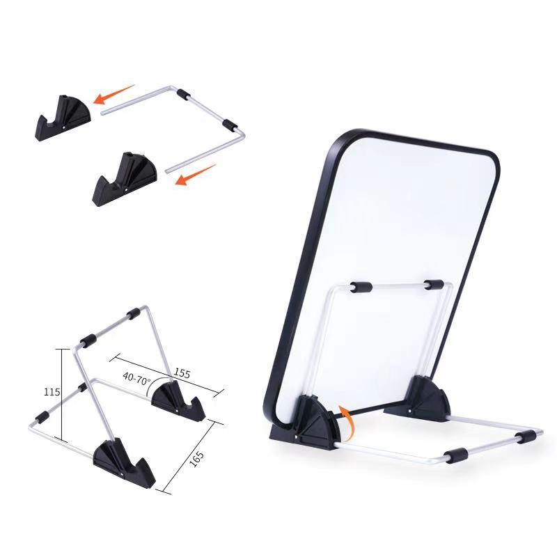Mobile Phone Tablet Computer Lazy Stand Aluminum Alloy Stand Folding Small Iron Stand Tablet Desktop Whiteboard Stand