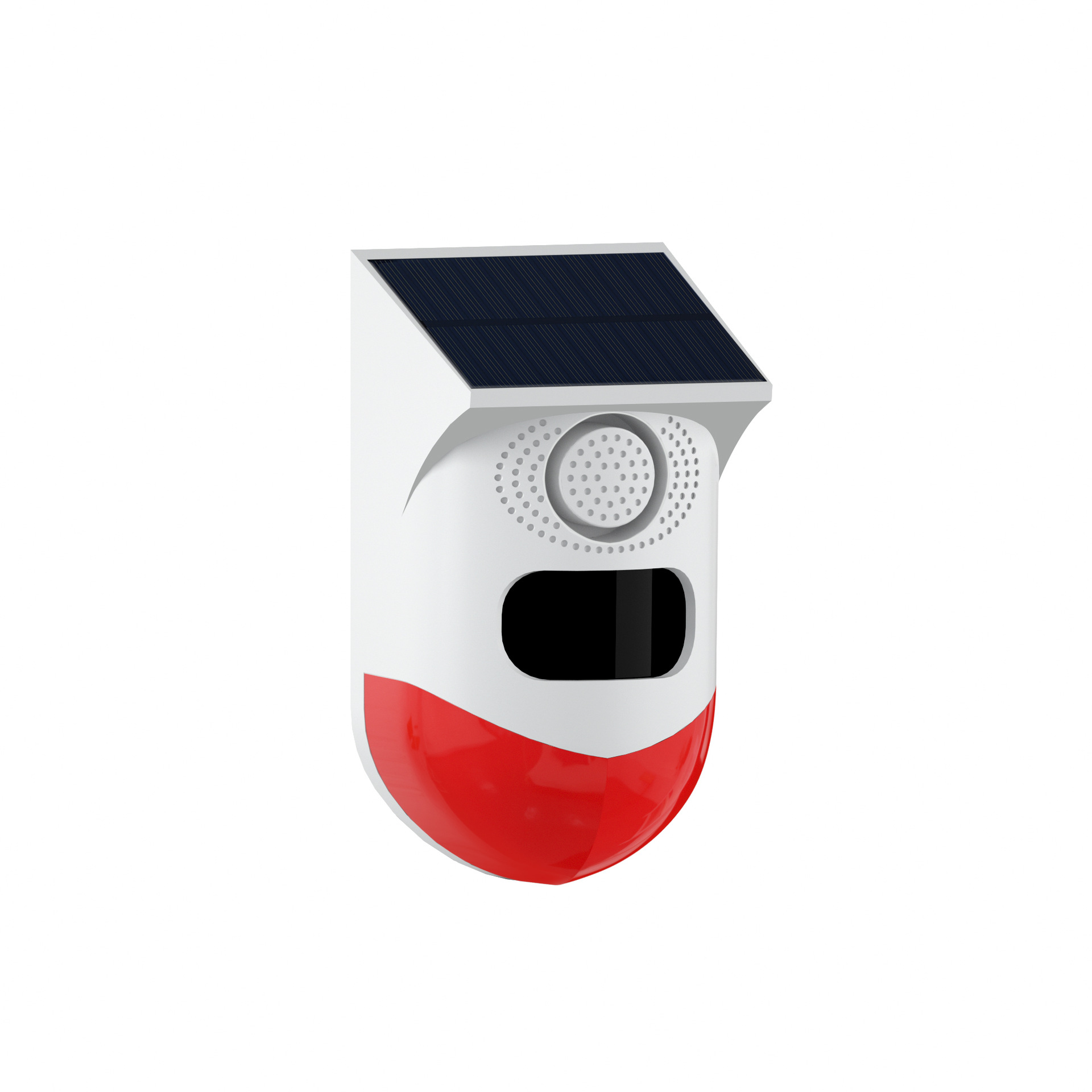 Graffiti WIFI Solar Sound and Light Alarm Outdoor Burglar Alarm Solar Voice Announcer Siren