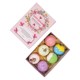 100g * 6 dried flower bath salt ball powder boxed