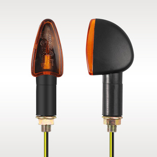 E-mark Certified Motorcycle Electric Vehicle Universal Peach-Shaped Plastic Turn Signal Indicator Flash Bulb