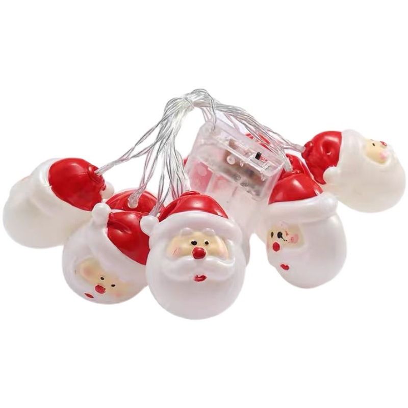 led string lights Santa Claus snowman elk festival atmosphere light battery usb Christmas tree Christmas decoration lights