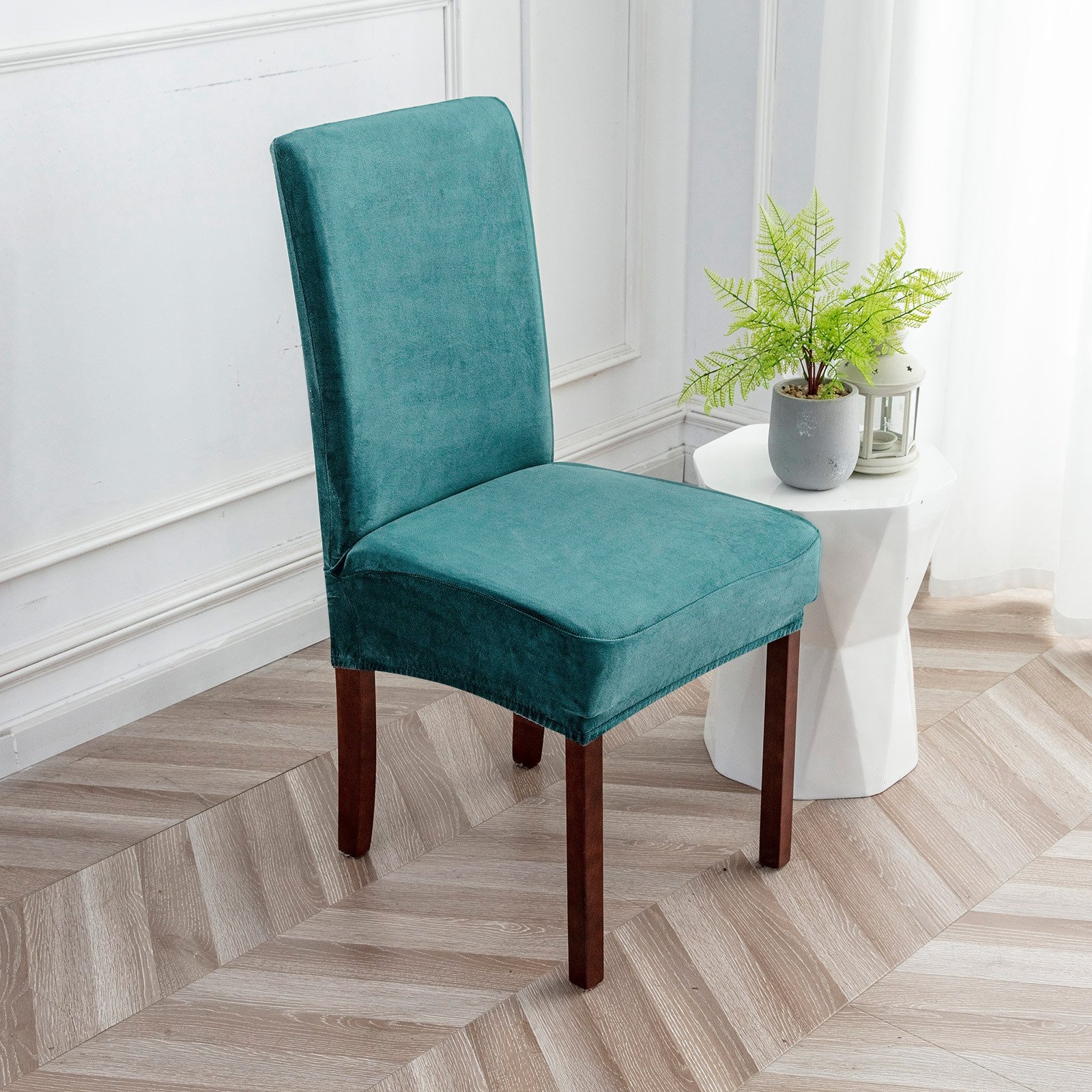 Silver Fox velvet chair cover Silver Fox velvet cover household dust cover