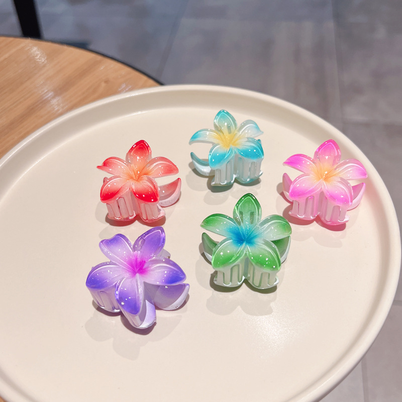 Candy-colored egg flower hair clip female Net red super fairy small size updo hair clip temperament shark clip hair clip headdress wholesale_voghion.com