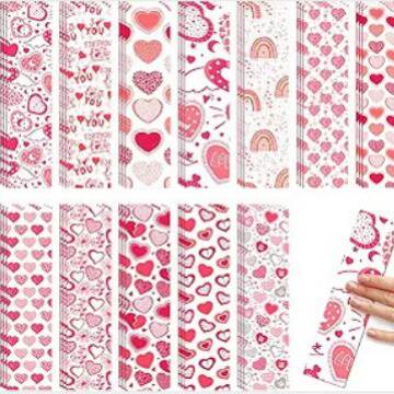 In stock cross-border Valentine's Day anxiety sensory stickers sticky sensory strips school classroom adult teenagers stickers