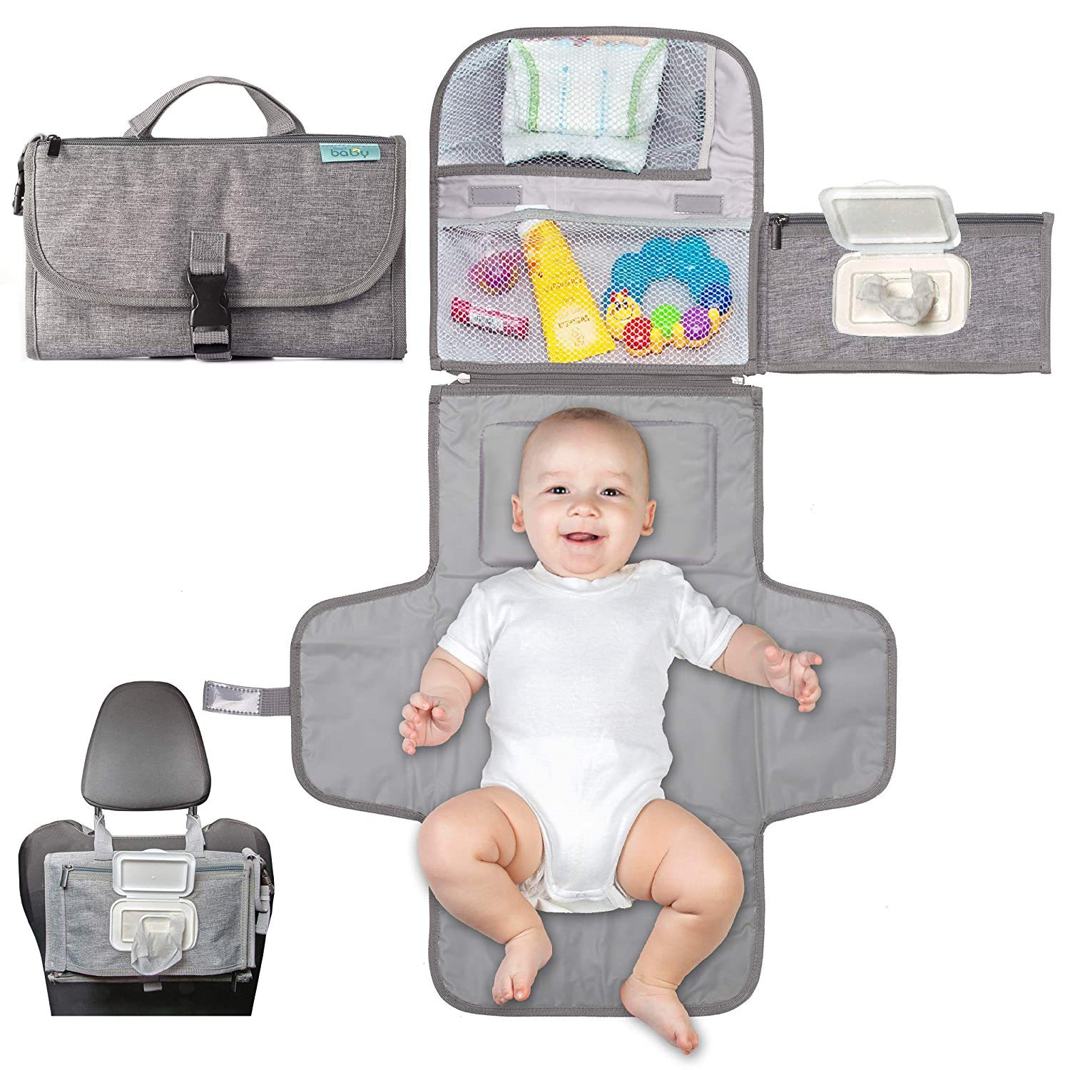 Cross-border explosions baby waterproof diaper pad mother and infant multifunctional with convenient diaper table diaper pad wholesale