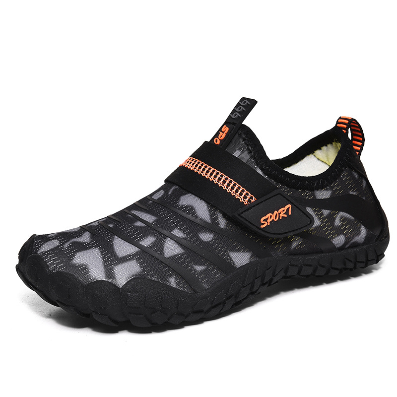 2024 Cross-border Five-finger Tracing Shoes Boys Wading Shoes Children's Outdoor Diving Beach Shoes Girls Breathable Fitness Shoes