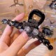 Black Swan Rhinestone Clamp