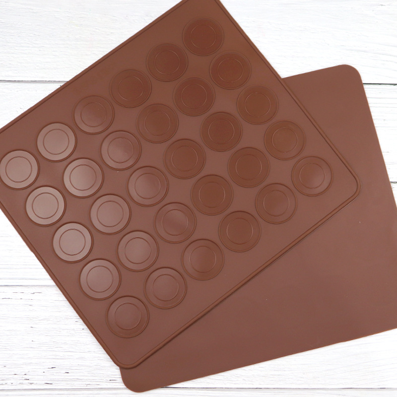 Compared with in stock baking tools silicone macaron mat 30-hole small size macaron mat 29 * 26cm single-sided