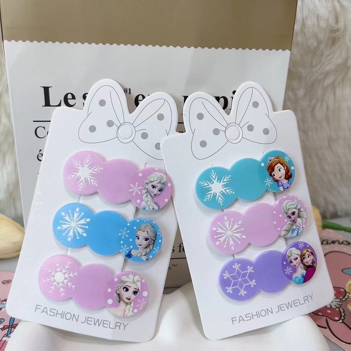 Children's Hairpin Little Girl Super Cute Hairpin Bangs BB Clip Broken Hair Baby Cartoon Hair Accessories Princess Cute Headwear