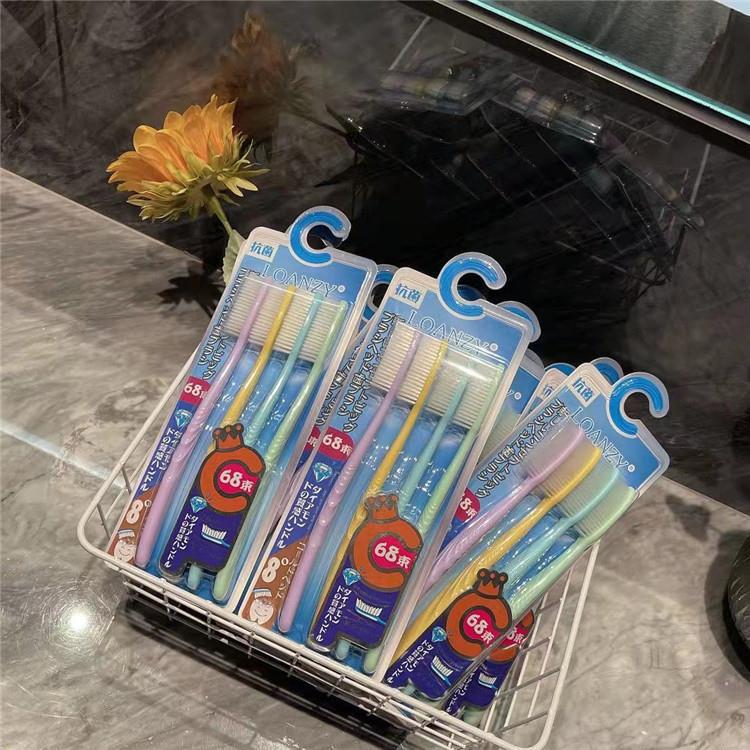Large brush head lazy toothbrush oversized soft hair lengthened wide head gingival toothbrush for men and women Factory Direct Sales