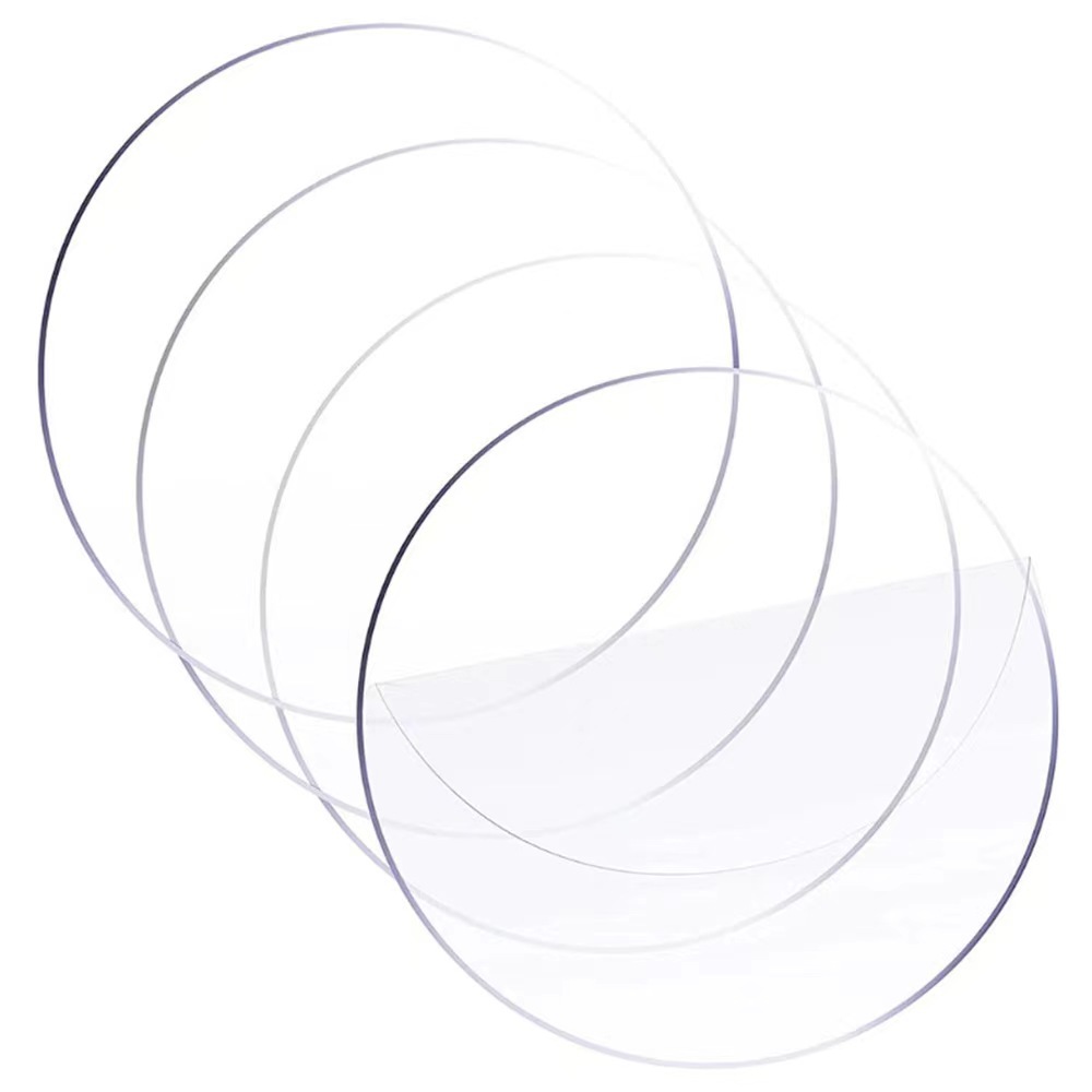 Fluid bear white embryo wholesale base acrylic disc bottom plate anti-pour transparent diy handmade material wholesale 2