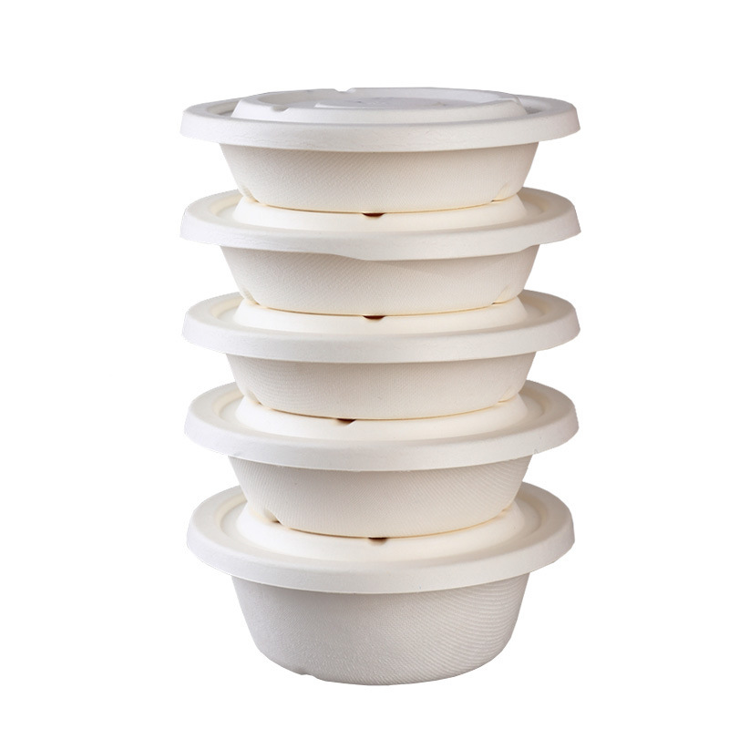 使い捨ての碗の食品級の食器の箸の雪の綿氷の紙の碗の泡の麺のサトイモの氷の砂は包装してすぐ碗を捨てます。|undefined