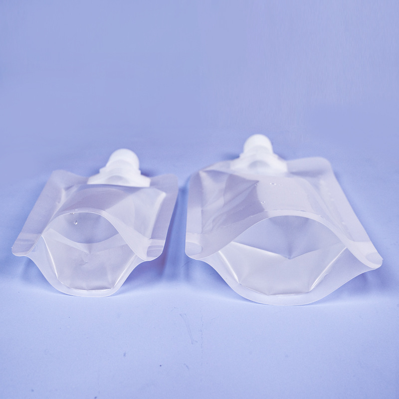 Transparent Concert Water Bag Disposable Music Festival Beverage Bag Self-standing Sub-pack Chinese Medicine Liquid Food Suction Nozzle Packaging