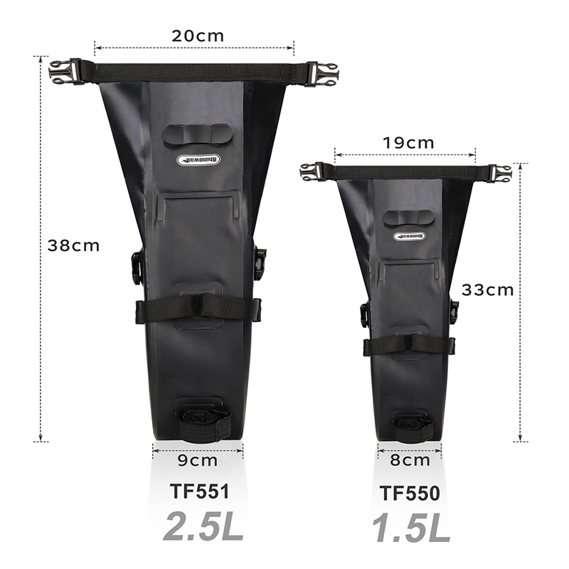 Rhino Walking Bicycle Tail Bag Full Waterproof Saddle Bag Riding Equipment 2.5L Saddle Bag Riding Bag Hot Selling