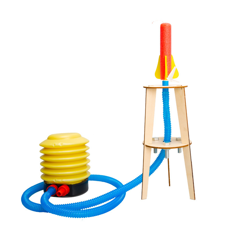 Aerospace simulator homemade air rocket gun scientific experiment equipment elementary school student technology small production diy teaching aids