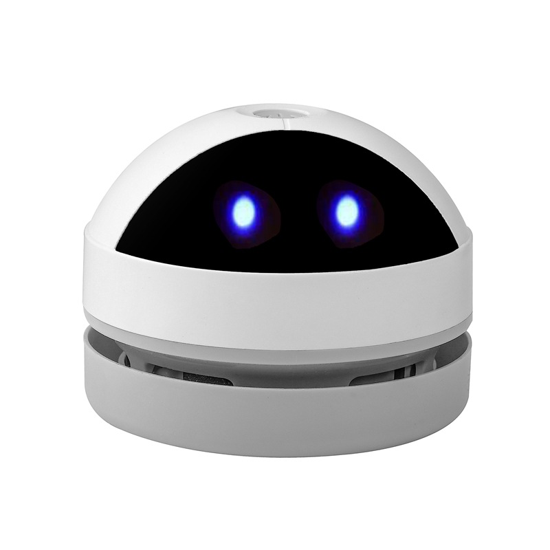 Robot desktop vacuum cleaner USB charging mini handheld automatic cleaner portable eraser student cross-border