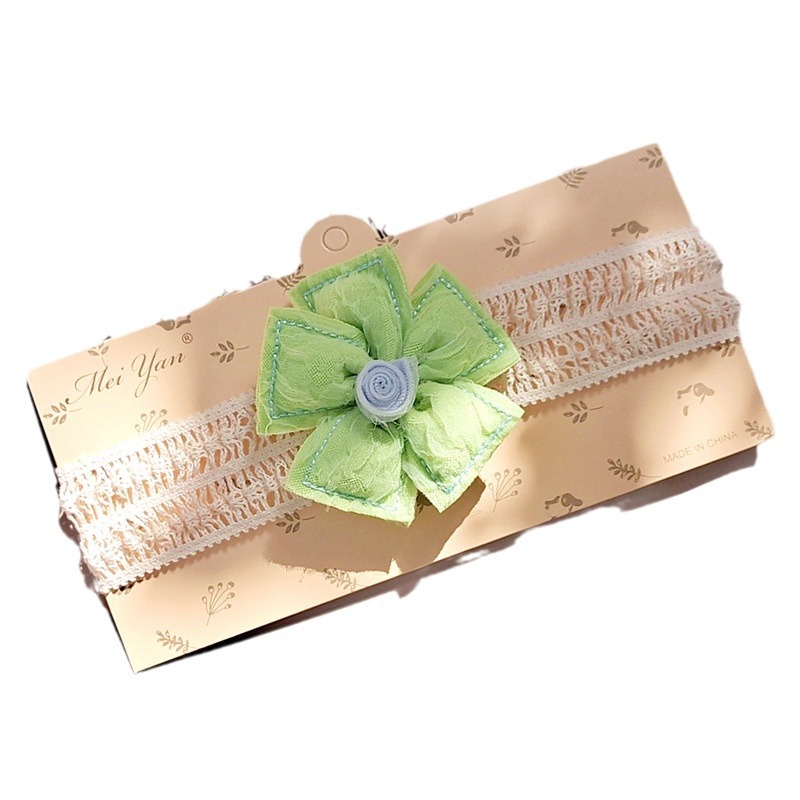 Baby hair band care door cap children Princess girl year-old baby headdress cute flower hair accessories toddler headband
