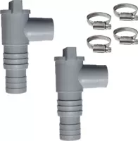 Intex Bestway PoolSun техническое обслуживание/запорный клапан, подходит для бассейнов с шланговым соединением 32 мм
