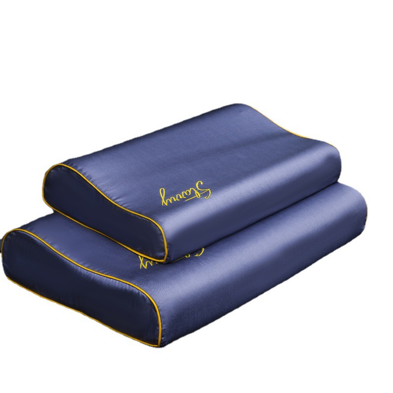 60s Long-staple Cotton Latex Pillowcase All Cotton Pillowcase Single Pillowcase Bedding Single Thai Rubber Pillowcase