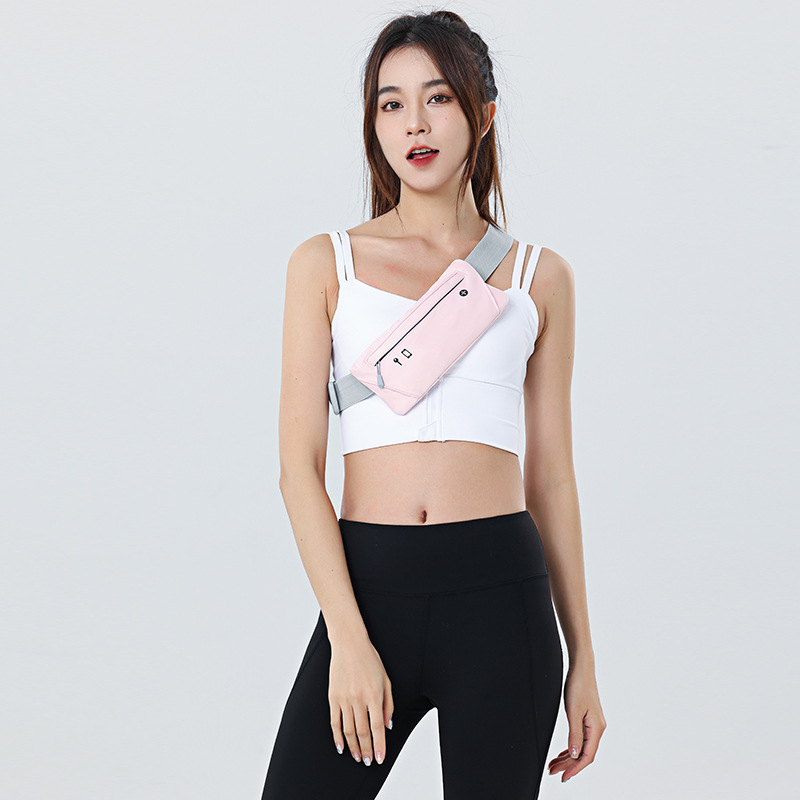 New Sports Chest Waist Bag Dual-use Men's and Women's Lightweight High-end Ultra-thin Crossbody Bag Outdoor Internet Popular Running Mobile Phone Bag